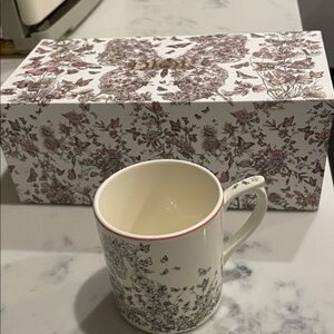 Dior Floral Mug with Decorative Box